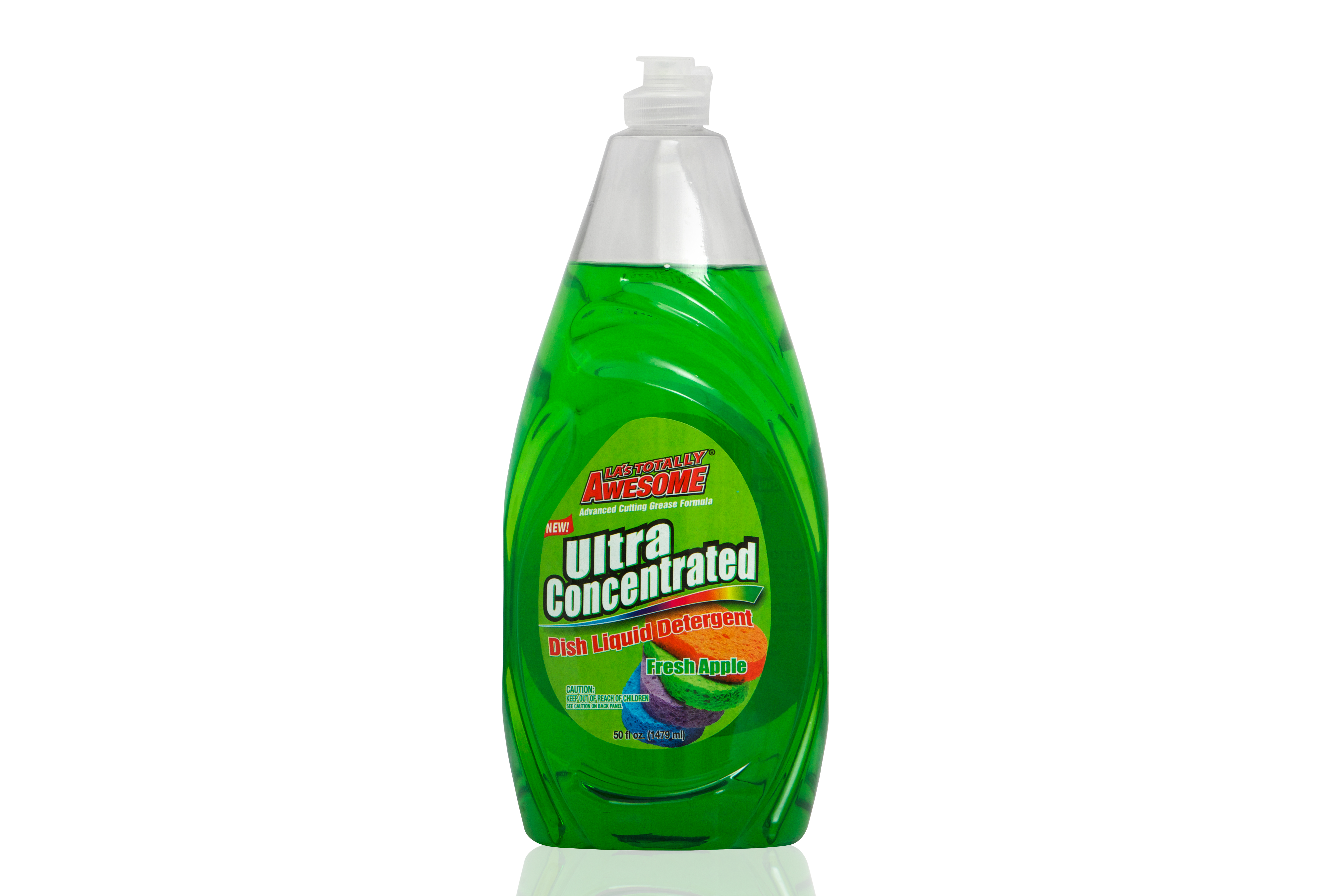 Awesome Ultra Concentrated Dish Liquid Detergent Fresh Apple LA's