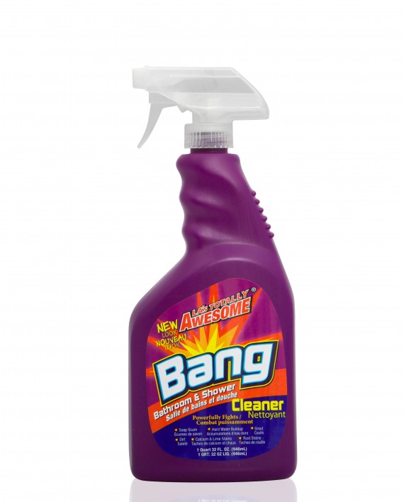32oz spray bottle of All-purpose bathroom cleaner.