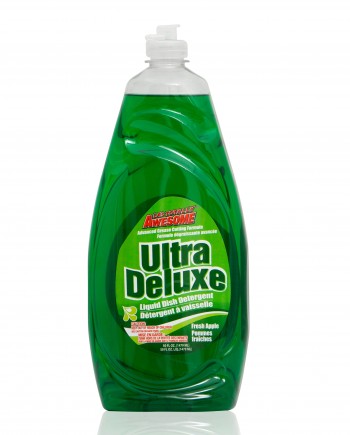 50oz bottle of Fresh Apple scented Ultra Deluxe Dish Liquid