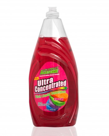 50oz bottle of Floral scented Ultra Concentrated Liquid Dish Detergent.