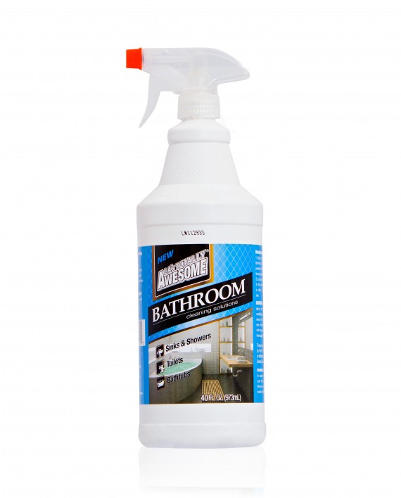 40oz spray bottle of Best Bathroom Cleaner.
