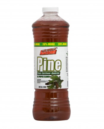 40oz bottle of pine-scented cleaner.