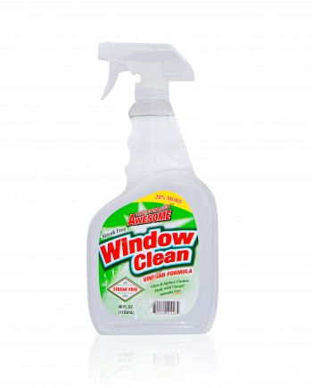 40oz bottle of Glass Cleaner Spray with Vinegar
