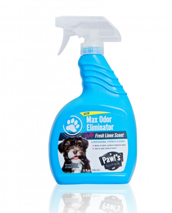32oz spray bottle of Max Pet Odor Eliminator.