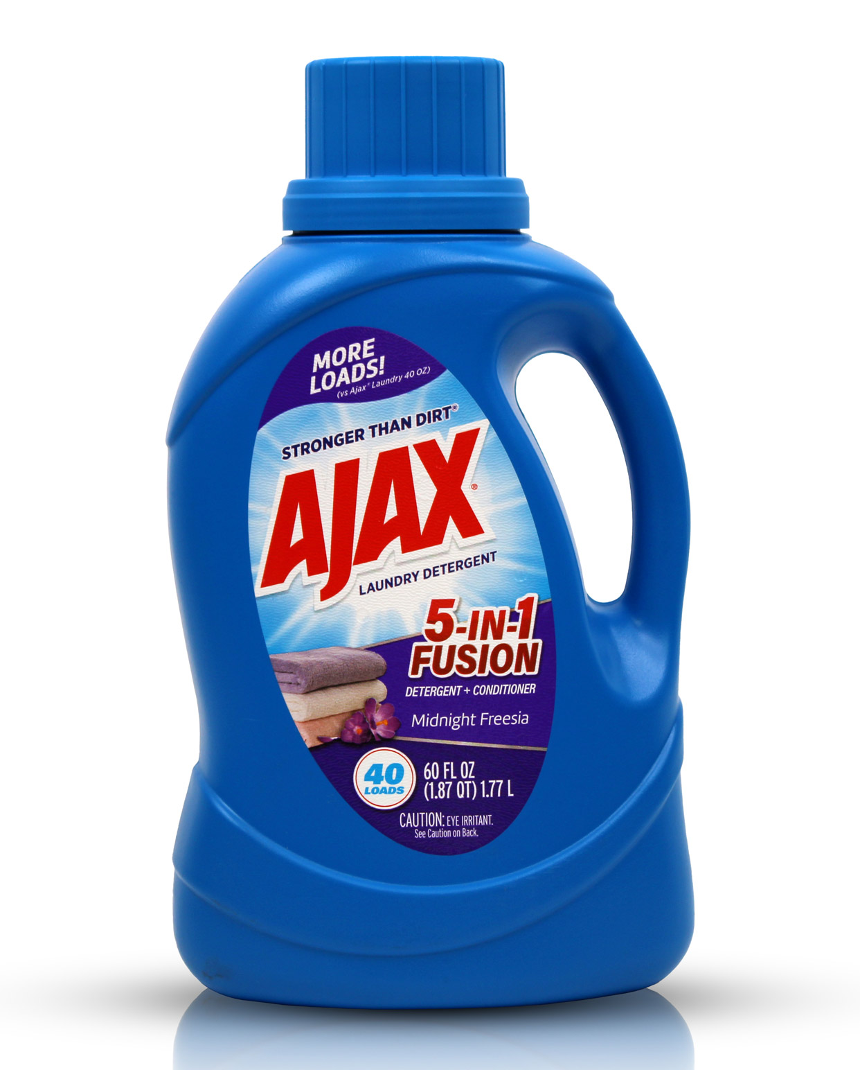 Laundry Detergent plus Conditioner bottle with a clear label displaying the brand name.