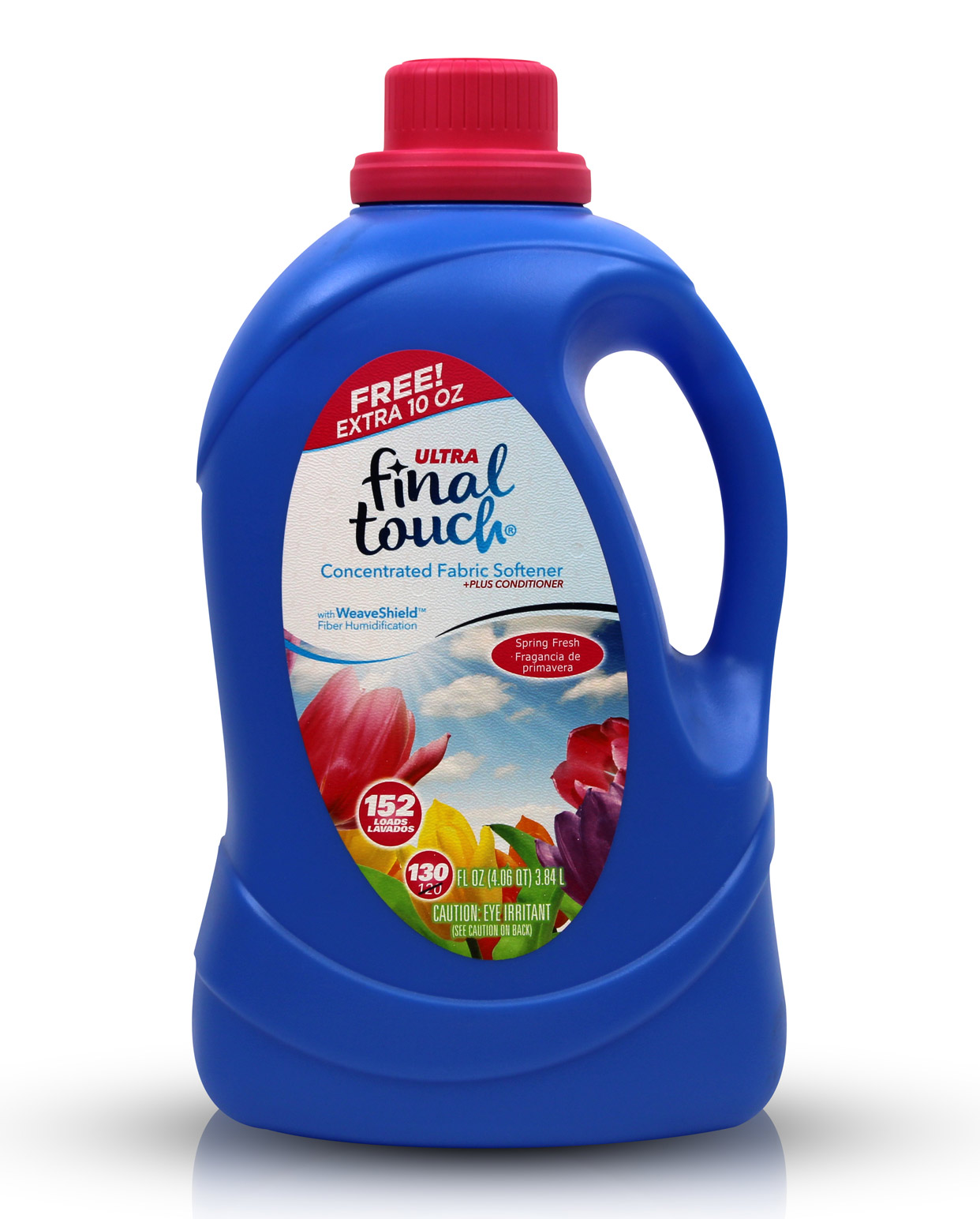 130oz bottle of Best Fabric Softener with Spring Fresh Scent.